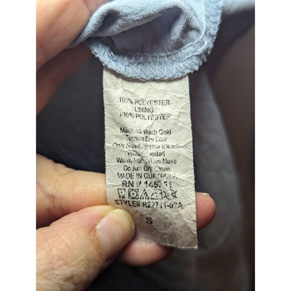 altar'd state Mini Allistair Romper Dress Size Small Light Blue Keyhole Back - Picture 7 of 16